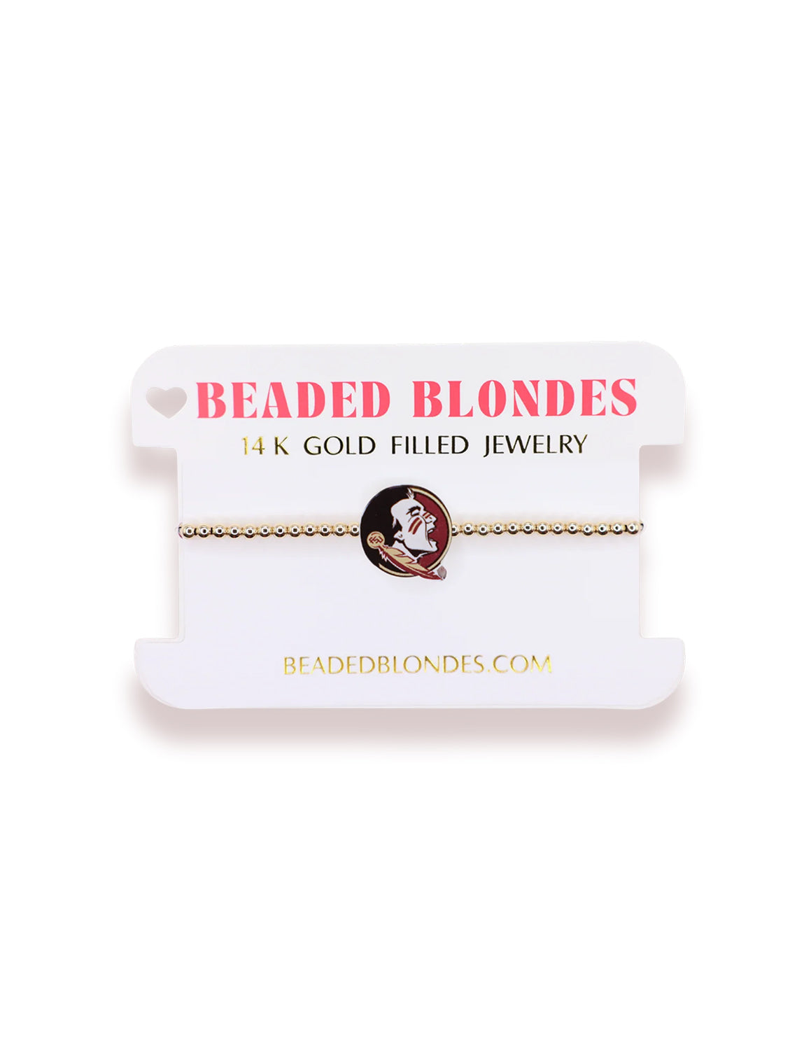 FSU Logo Beaded Bracelet