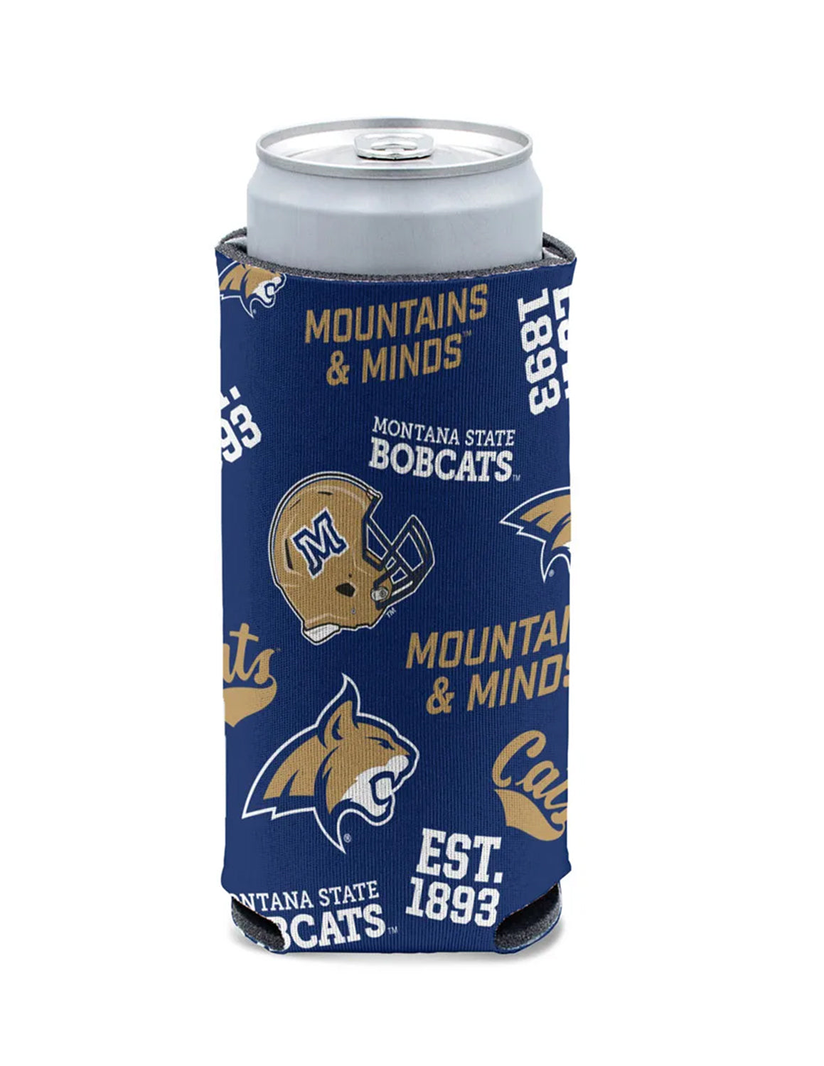 MSU Scatterprint Tall Can Cooler