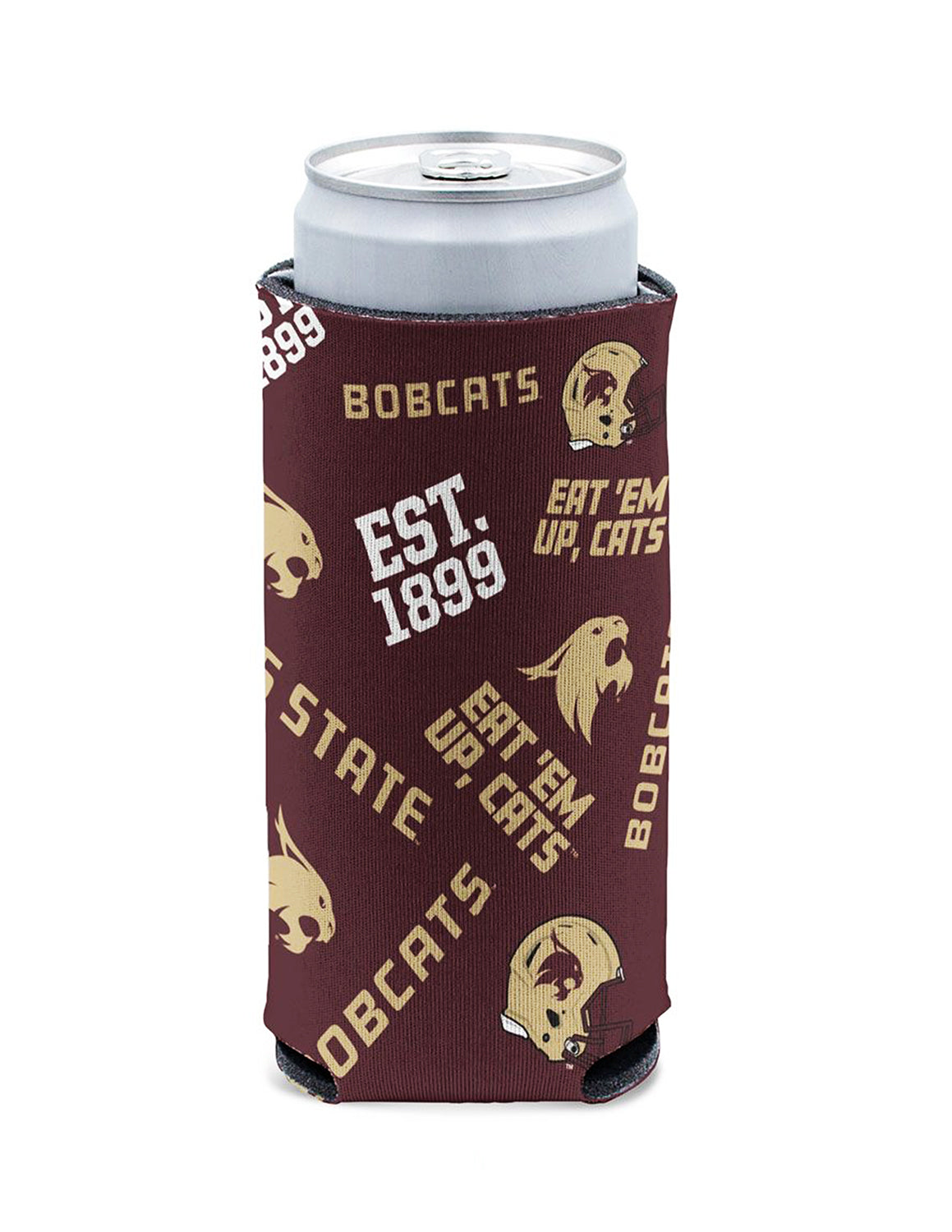 TXST Scatterprint Slim Can Cooler