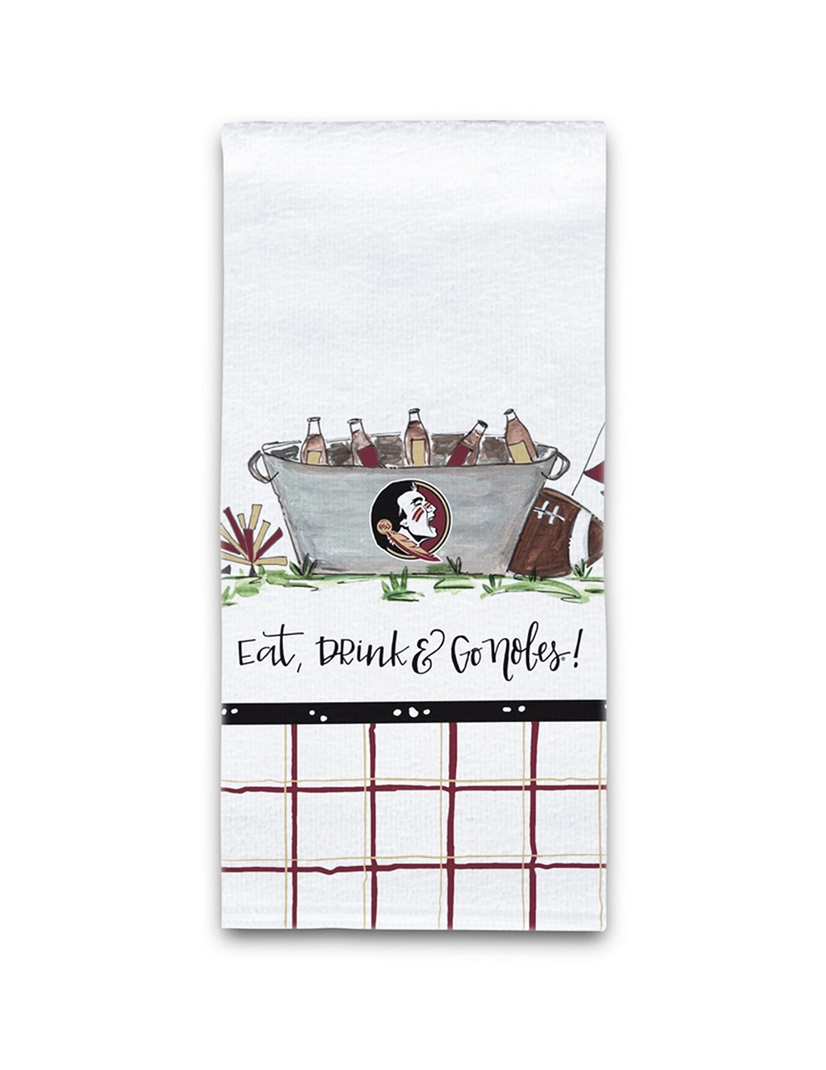 Eat, Drink & Go Noles! Kitchen Towel
