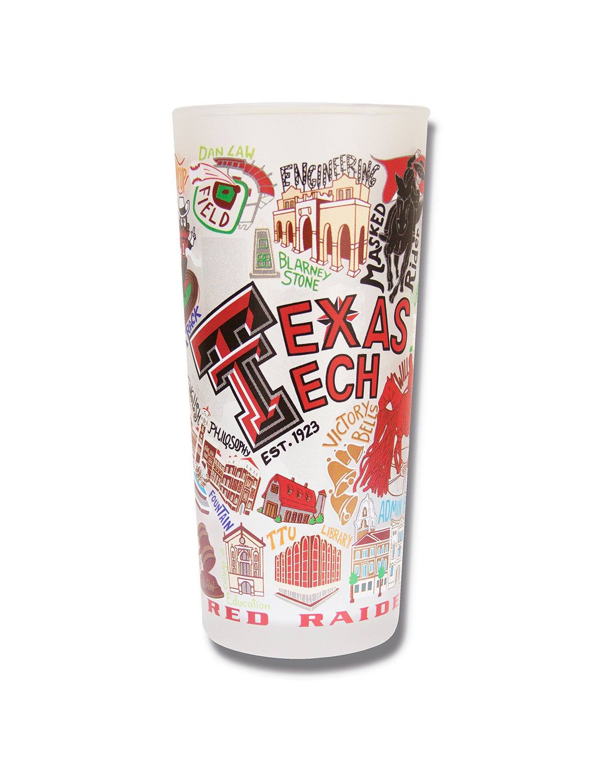 TTU Collegiate Drinking Glass