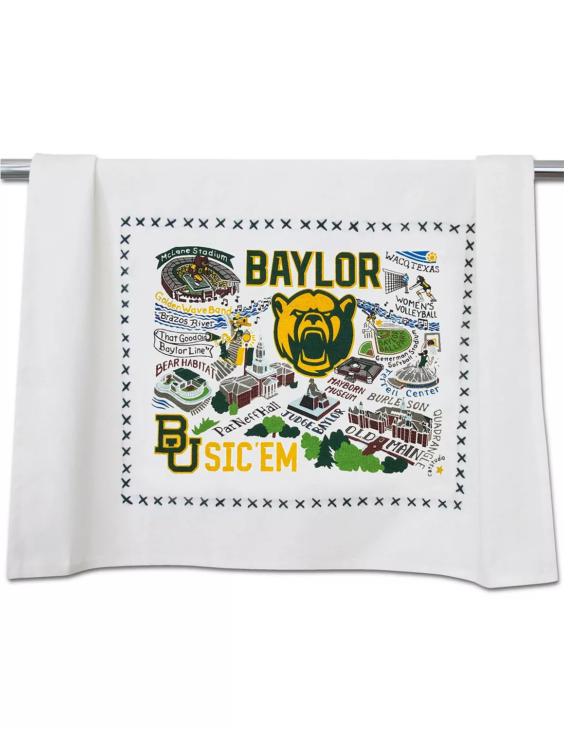 BU Collegiate Dish Towel
