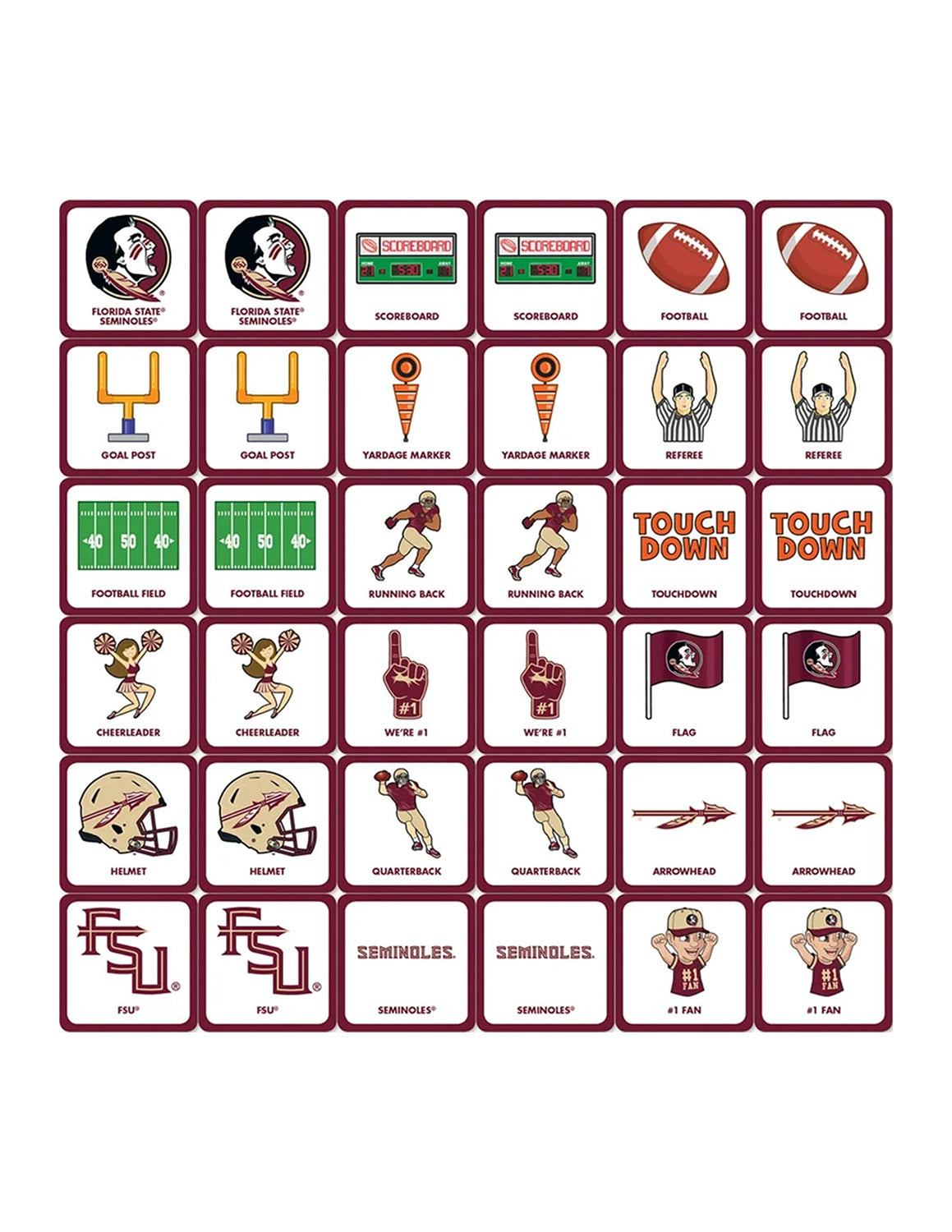 Florida State Matching Game