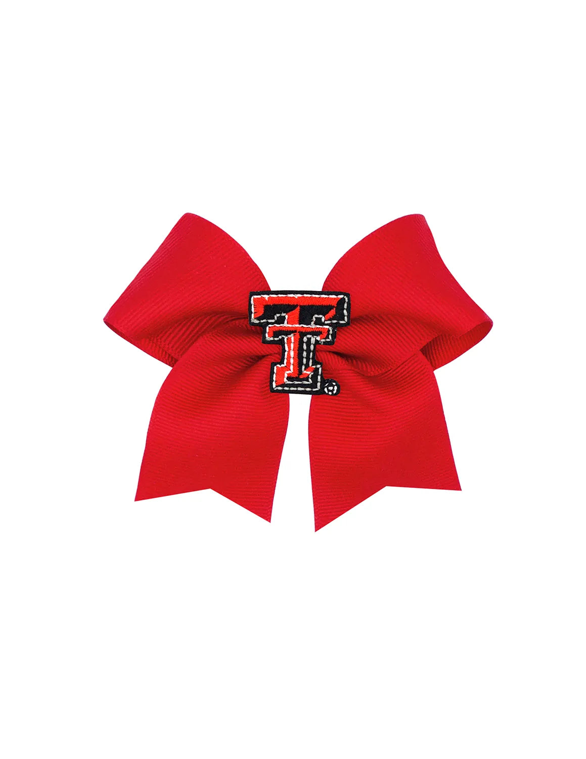 TTU Medium Patch Cheer Hair Bow