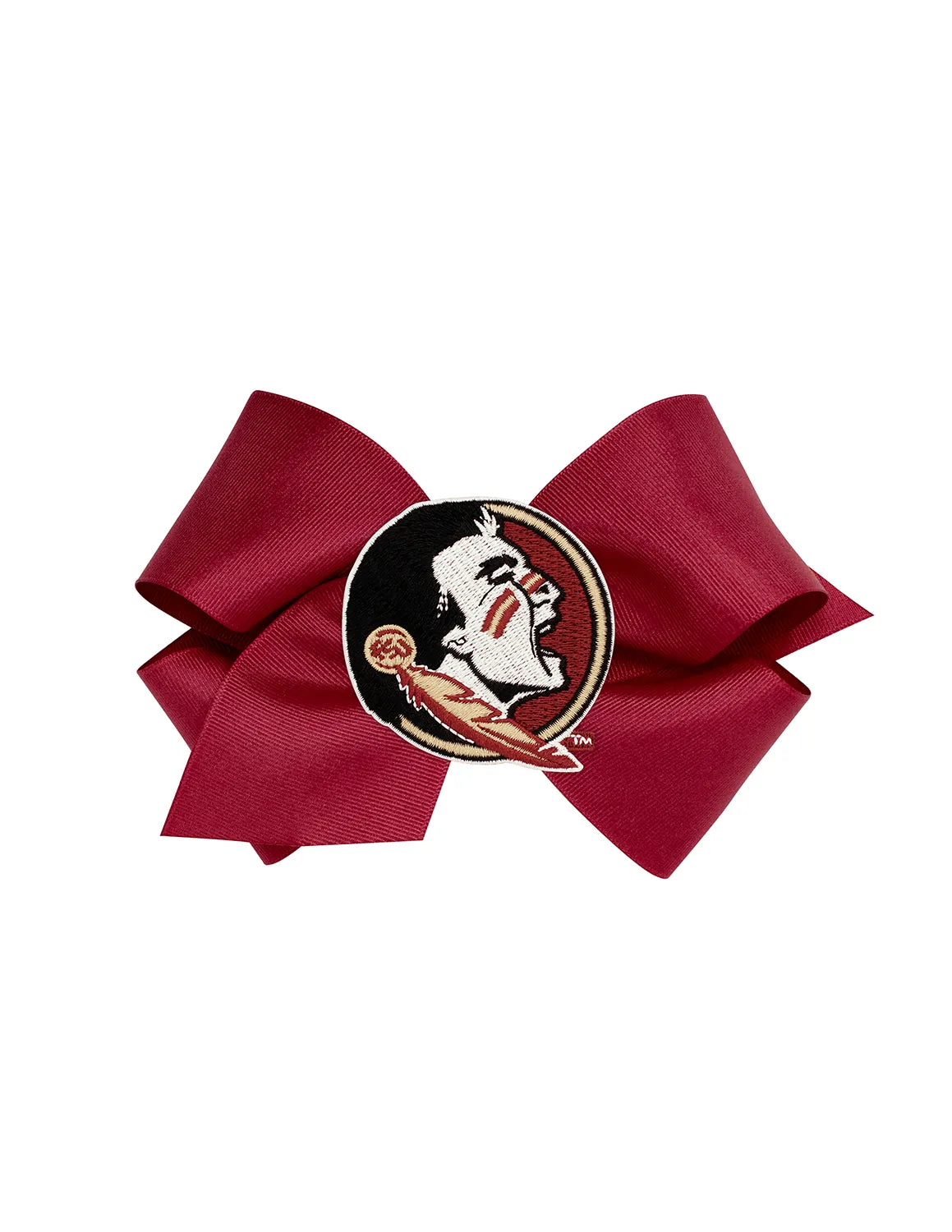 FSU King Patch Hair Bow