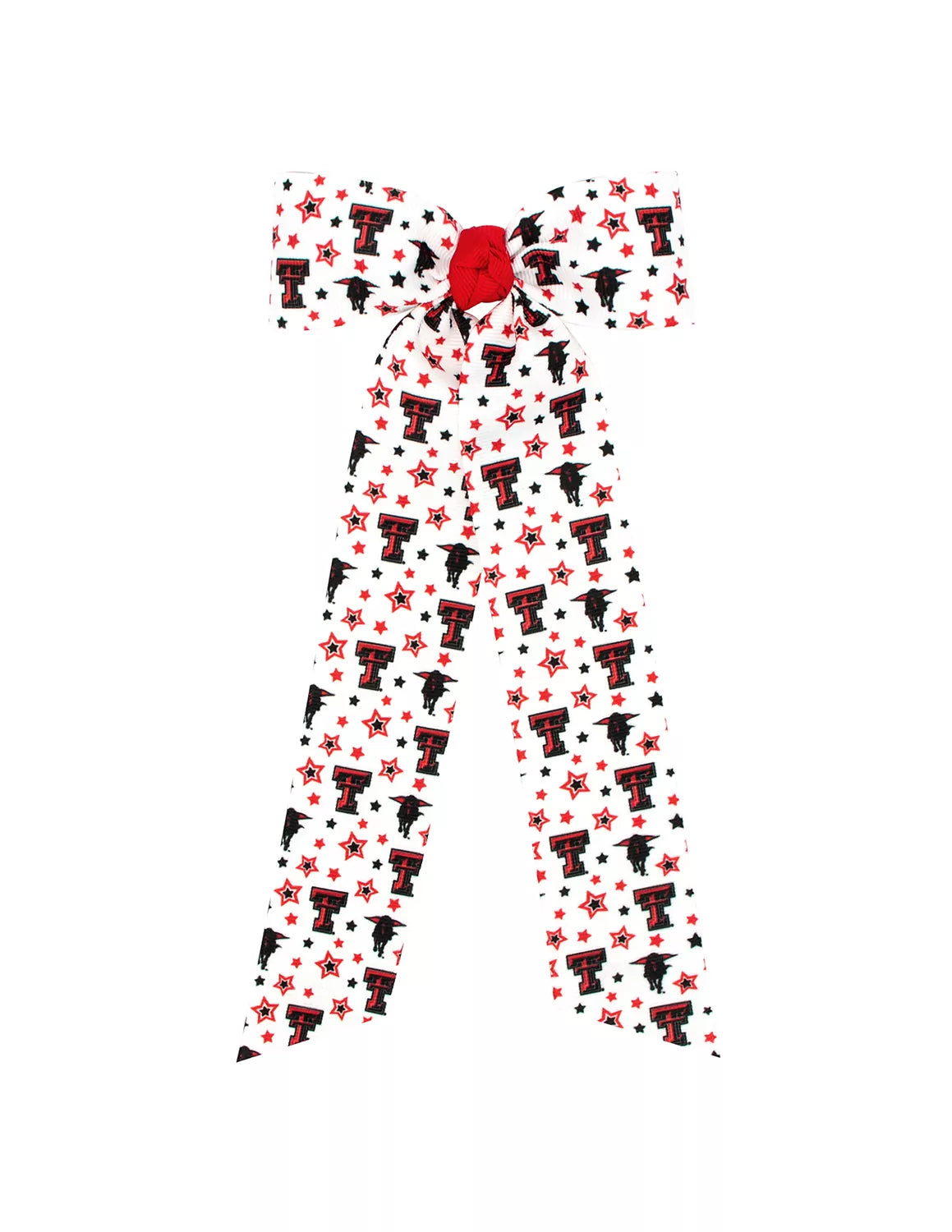 TTU Stream Tail Tie Hair Bow