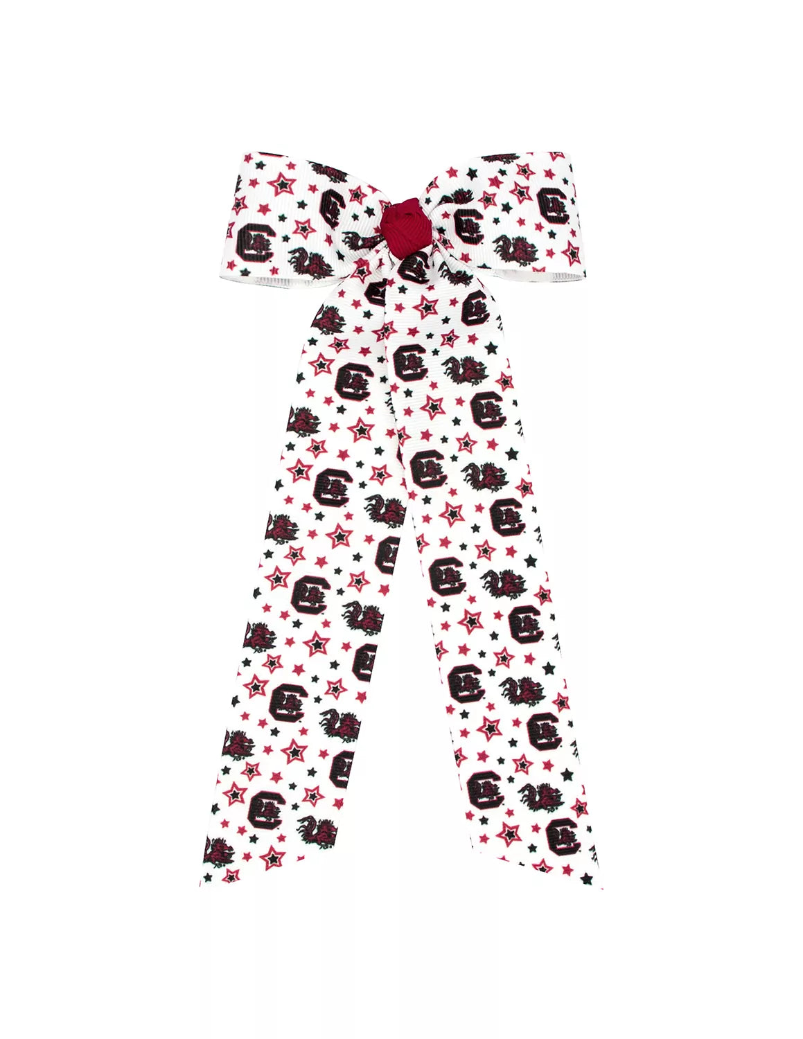 USC Stream Tail Tie Hair Bow