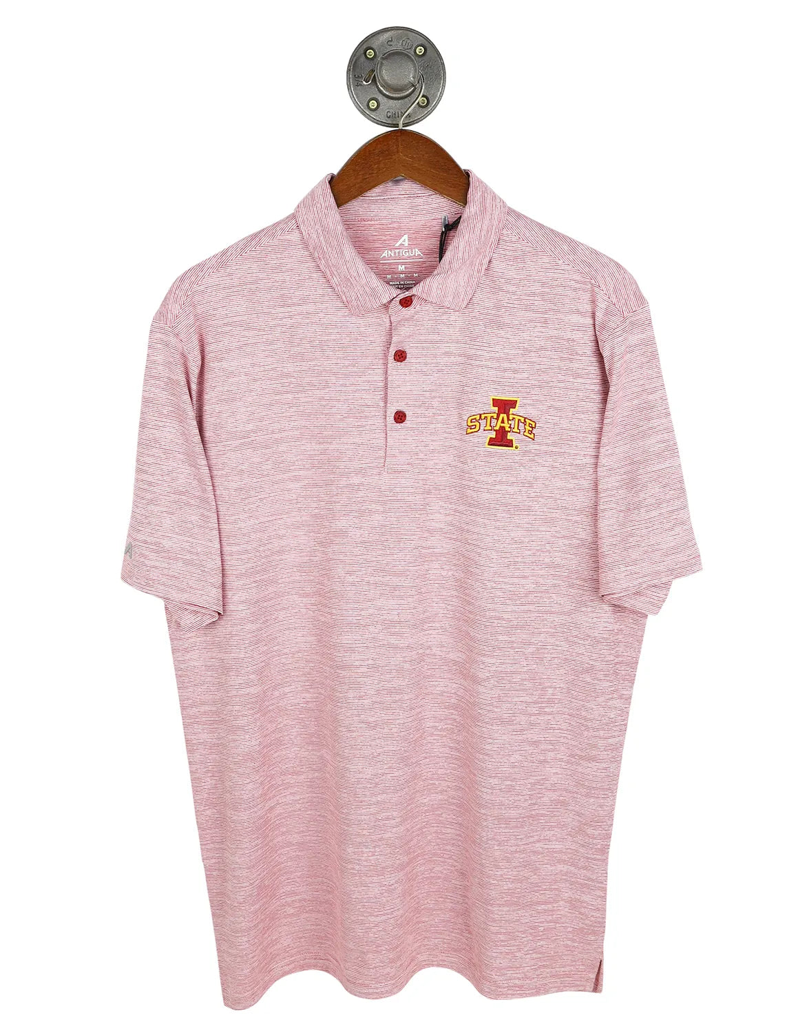 ISU Distressed Stripe Polo