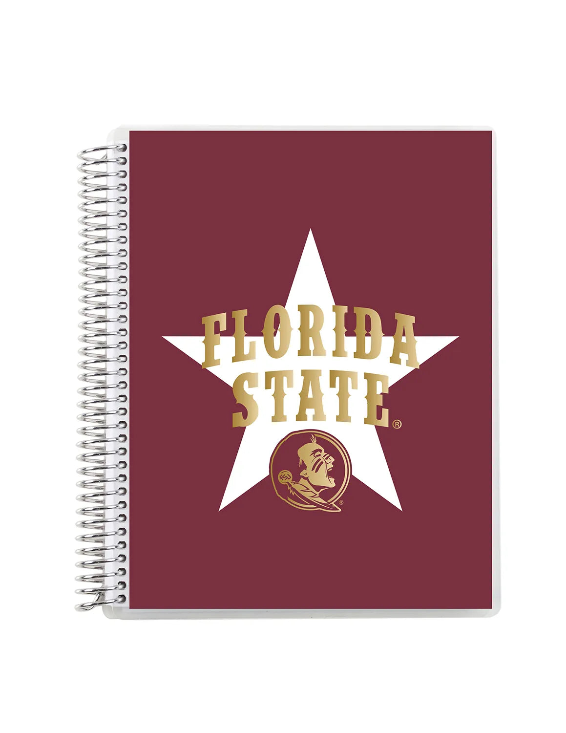 FSU Metallic Coiled 7"x9" Notebook