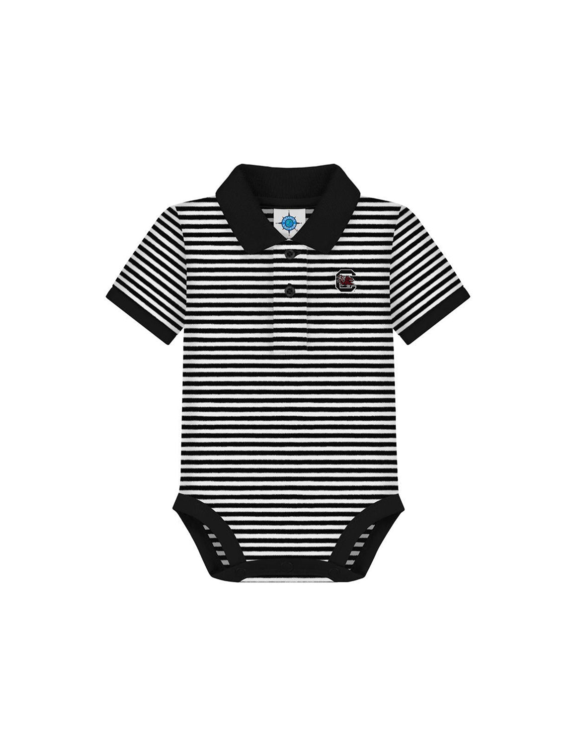 USC Striped Polo Infant Onesie