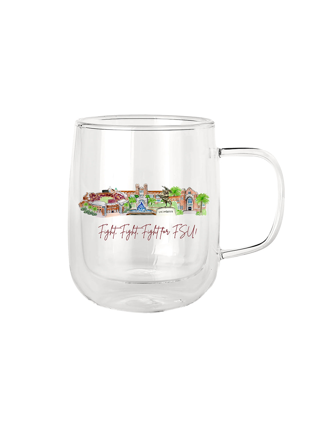 FSU Landmark Glass Mug