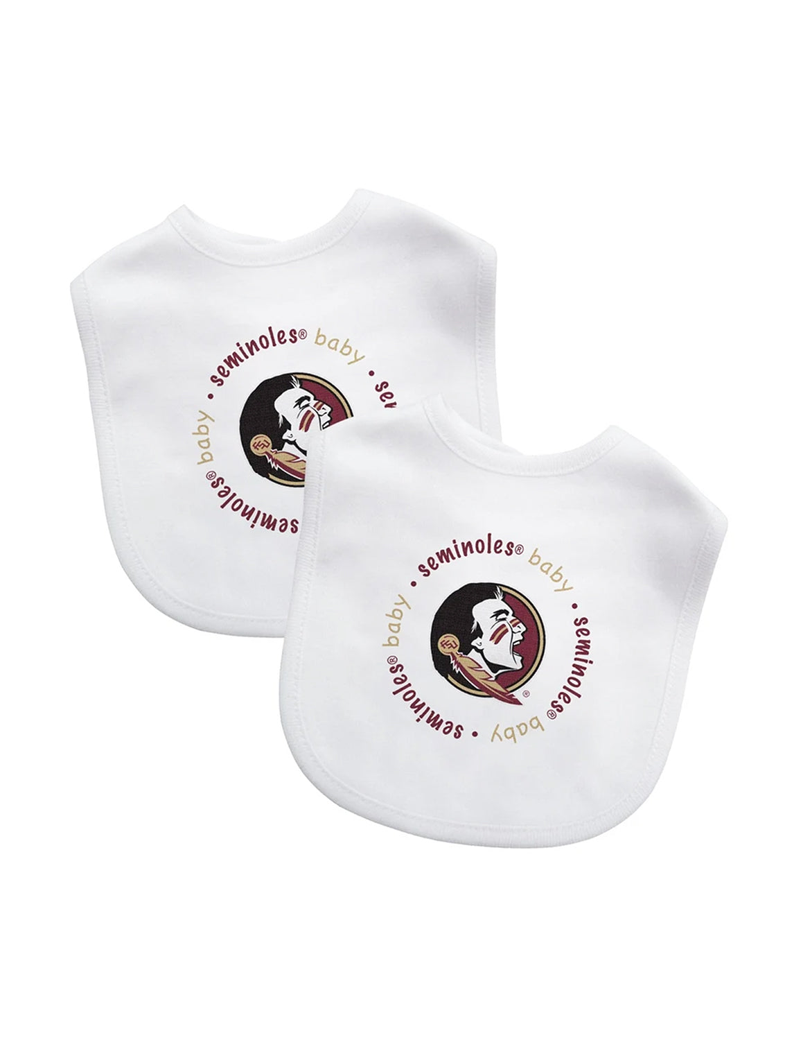 FSU 2-Pack Baby Bibs