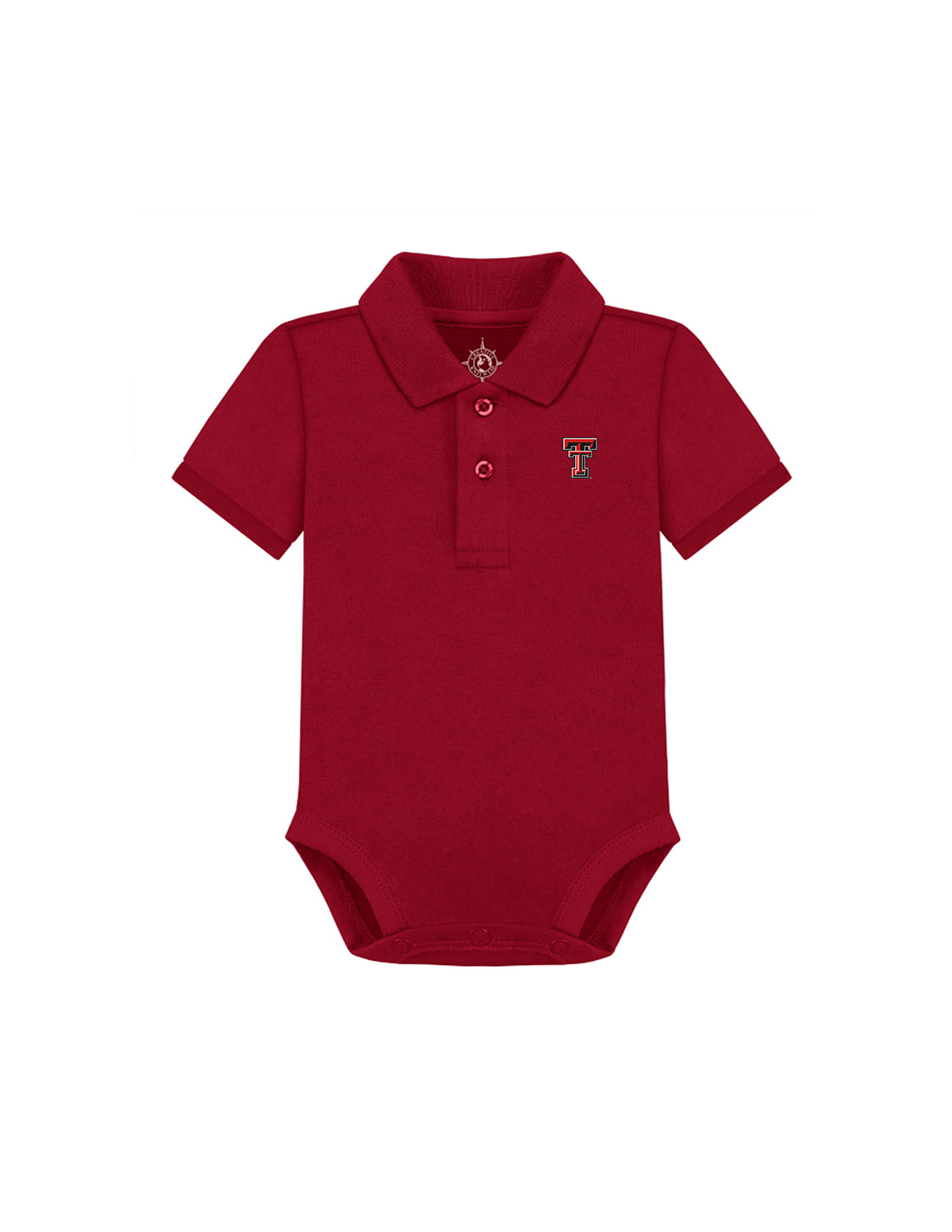 TTU Infant Polo Onesie