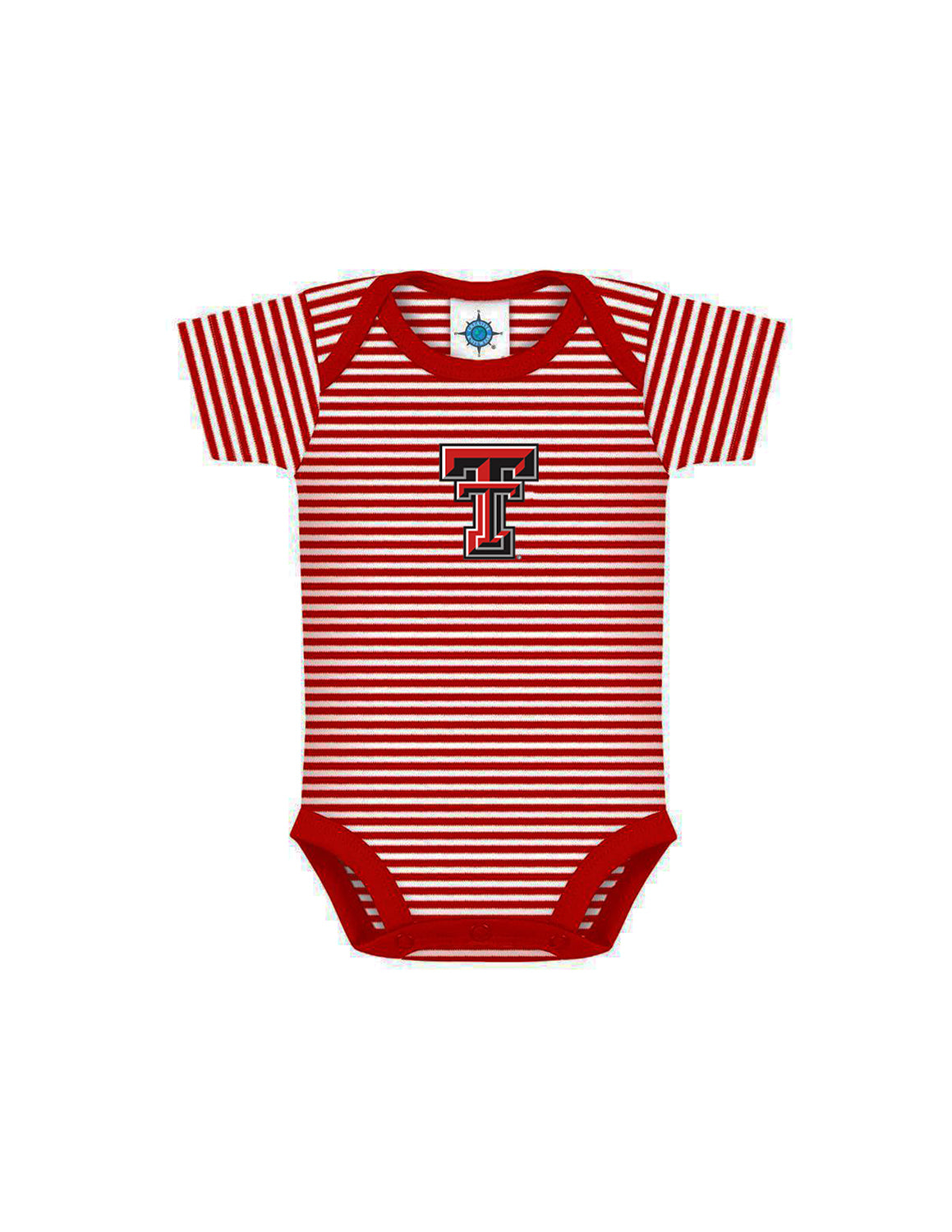 TTU Striped Infant Onesie