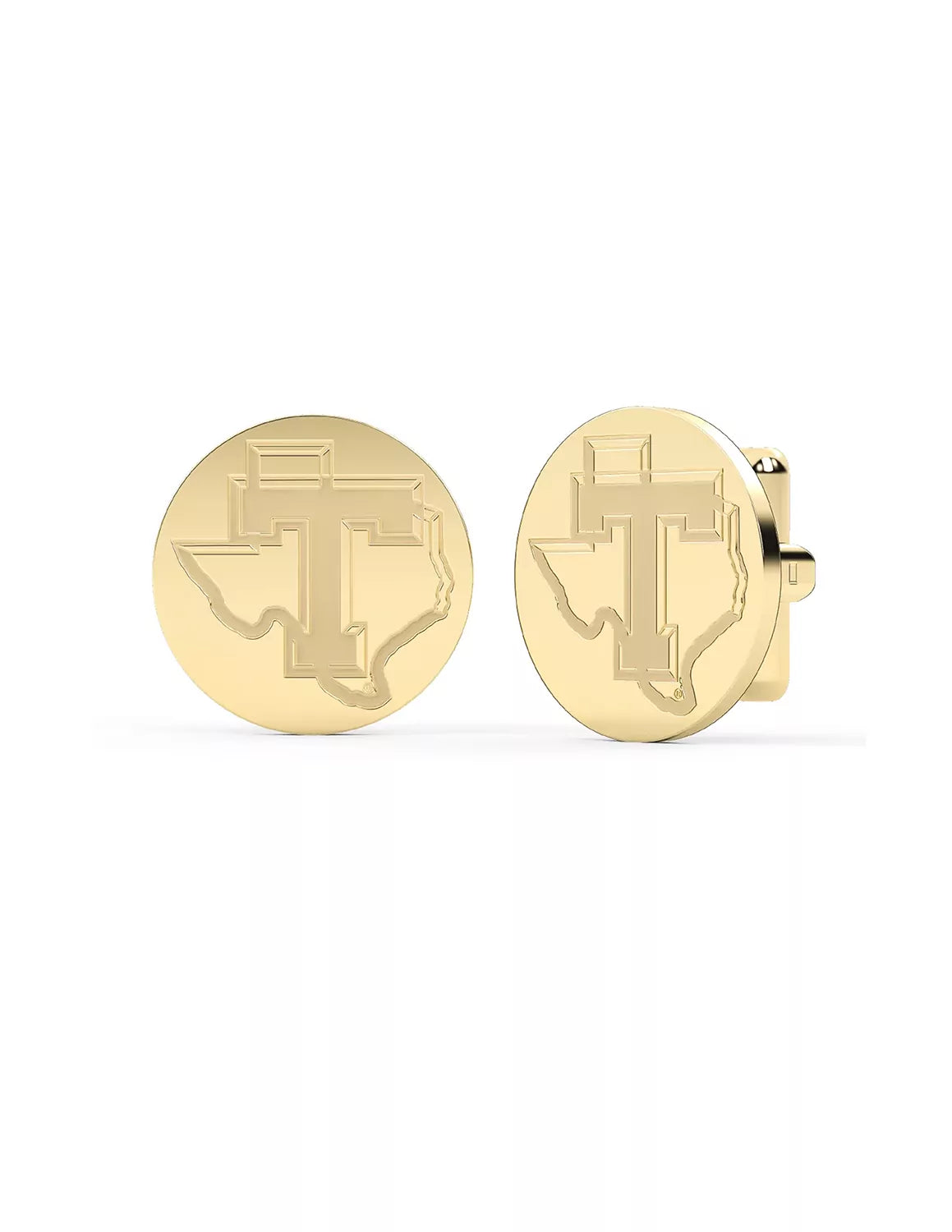Stainless Steel Power T Texas Cufflinks
