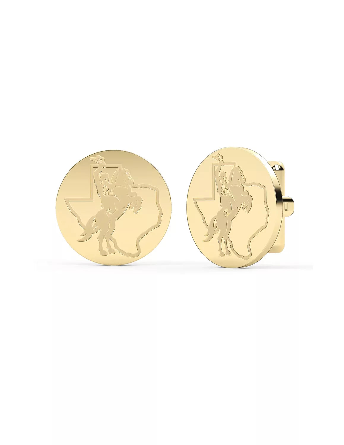 Stainless Steel Texan Rider Cufflinks