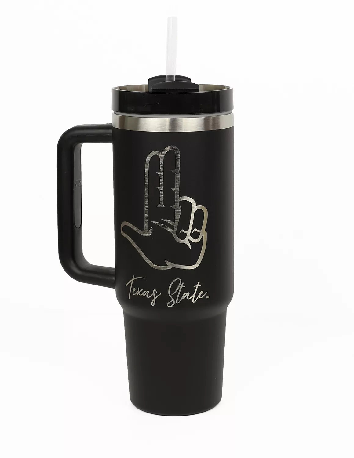 TXST Hand Sign Tumbler