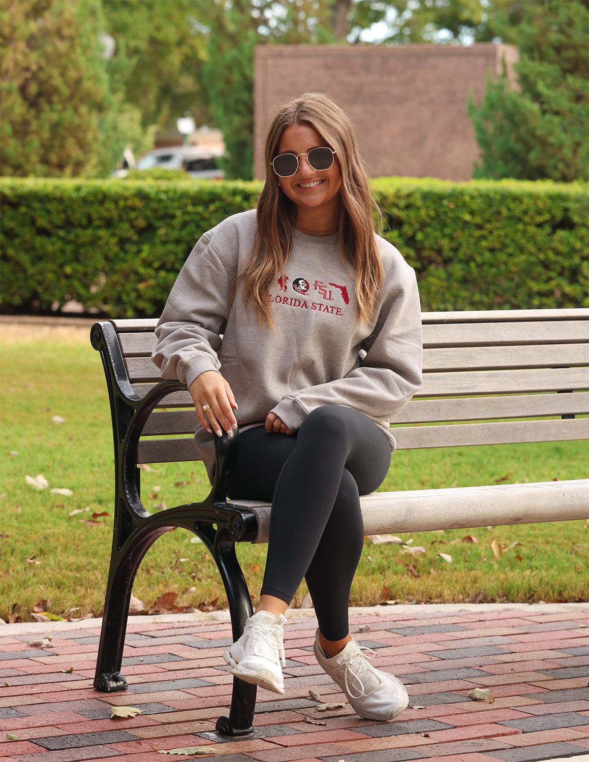 FSU G College Icons Crewneck Sweater
