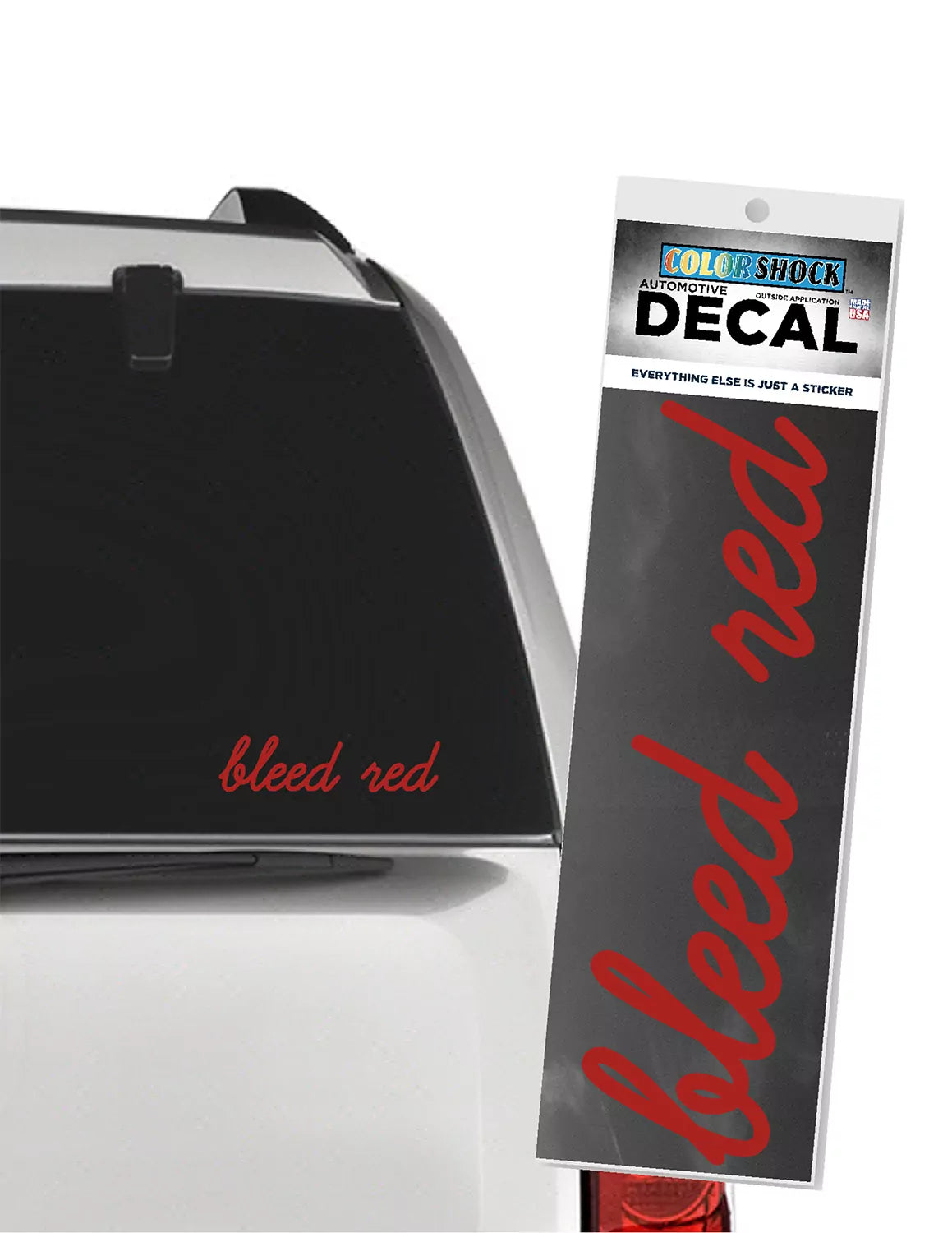 TTU Bleed Red Decal