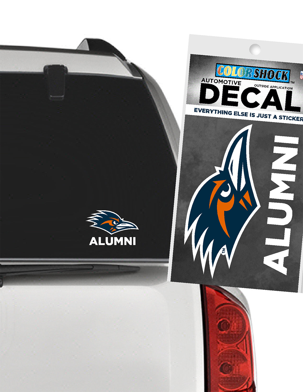 UTSA Alumni Under Mascot Car Decal