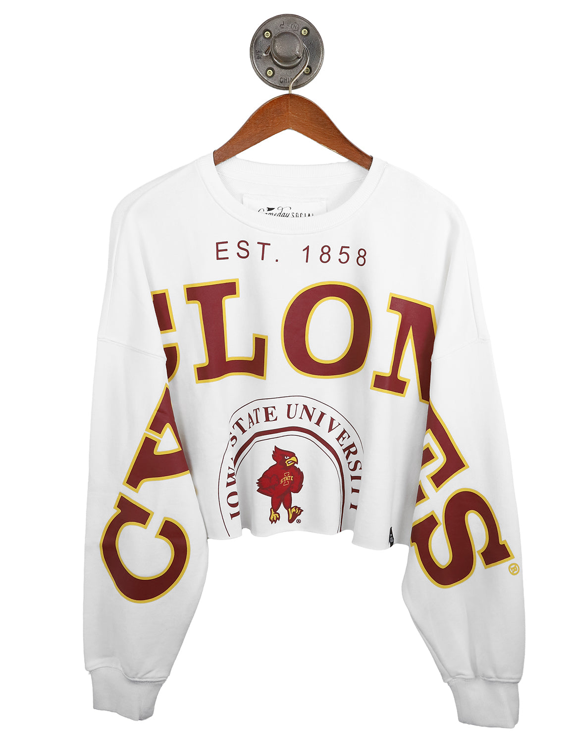 ISU Phipps Split Crop Long Sleeve