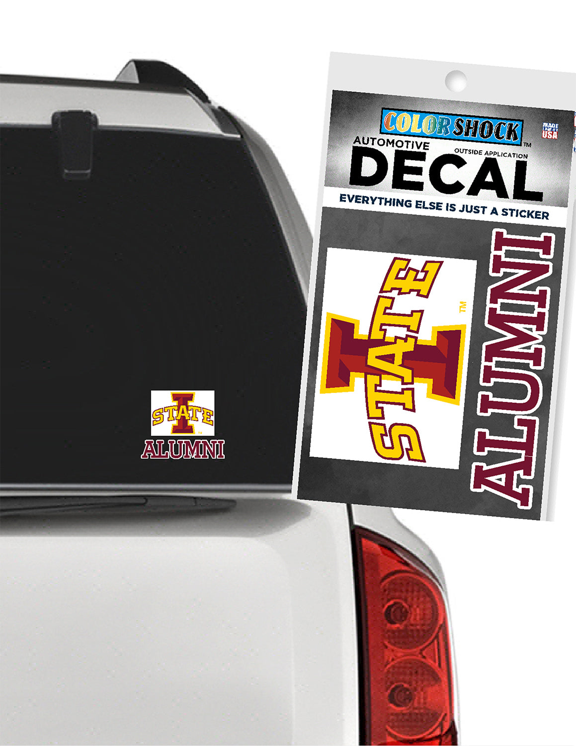 ISU I State Logo Over Alumni