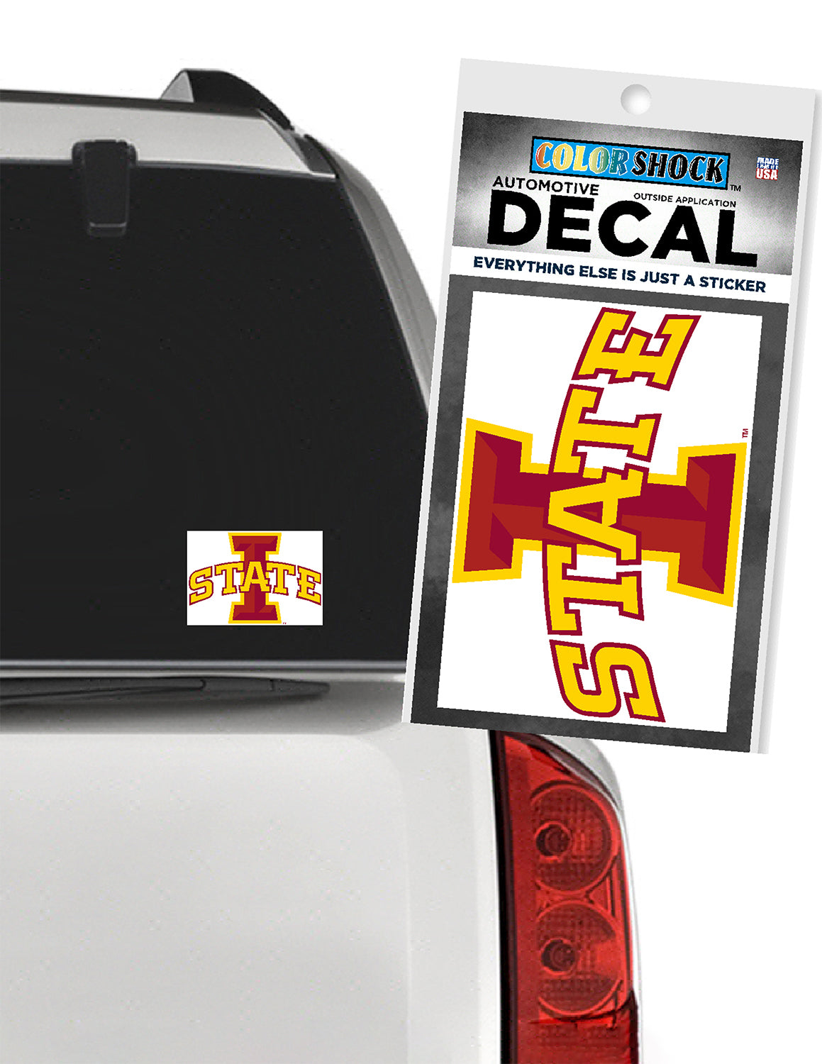 ISU I State Block Logo Car Decal