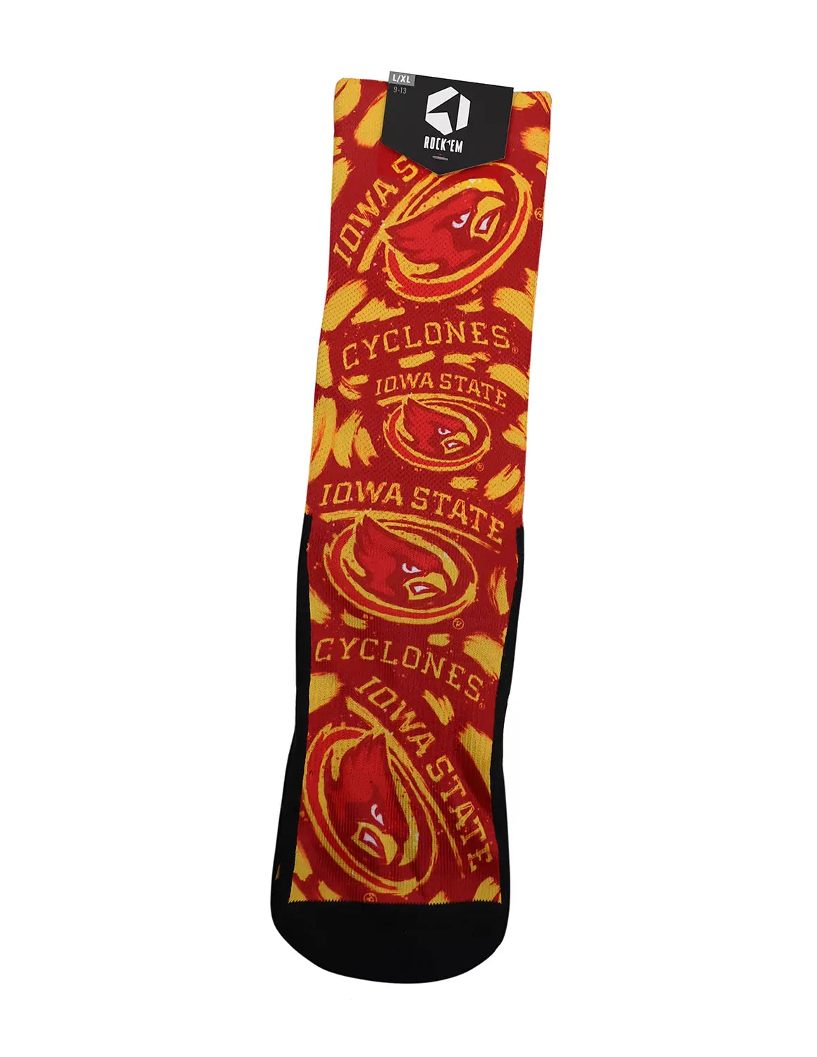 ISU Logo Paint Socks