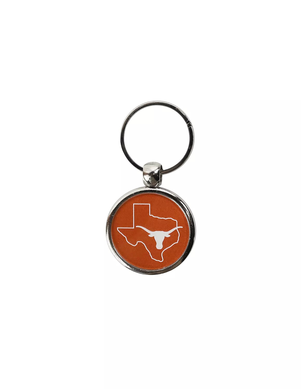 UT Metal Basketball Keychain