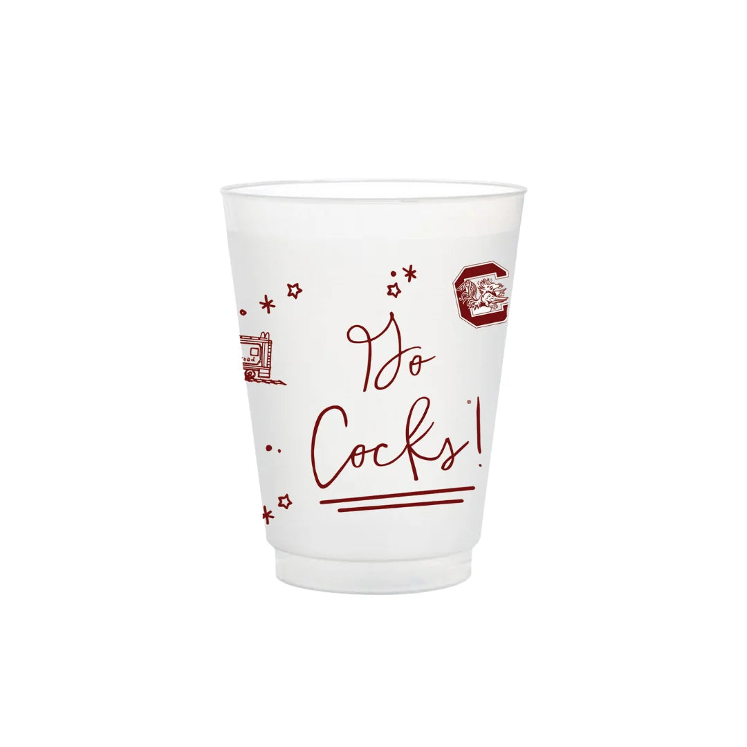 USC Frosted Flex Party Cups 8 Pack