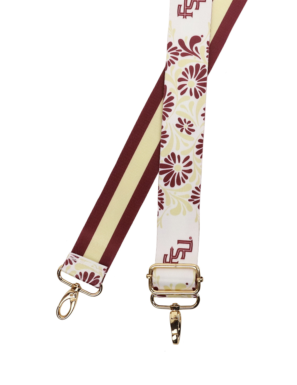 FSU Floral Printed Bag Strap