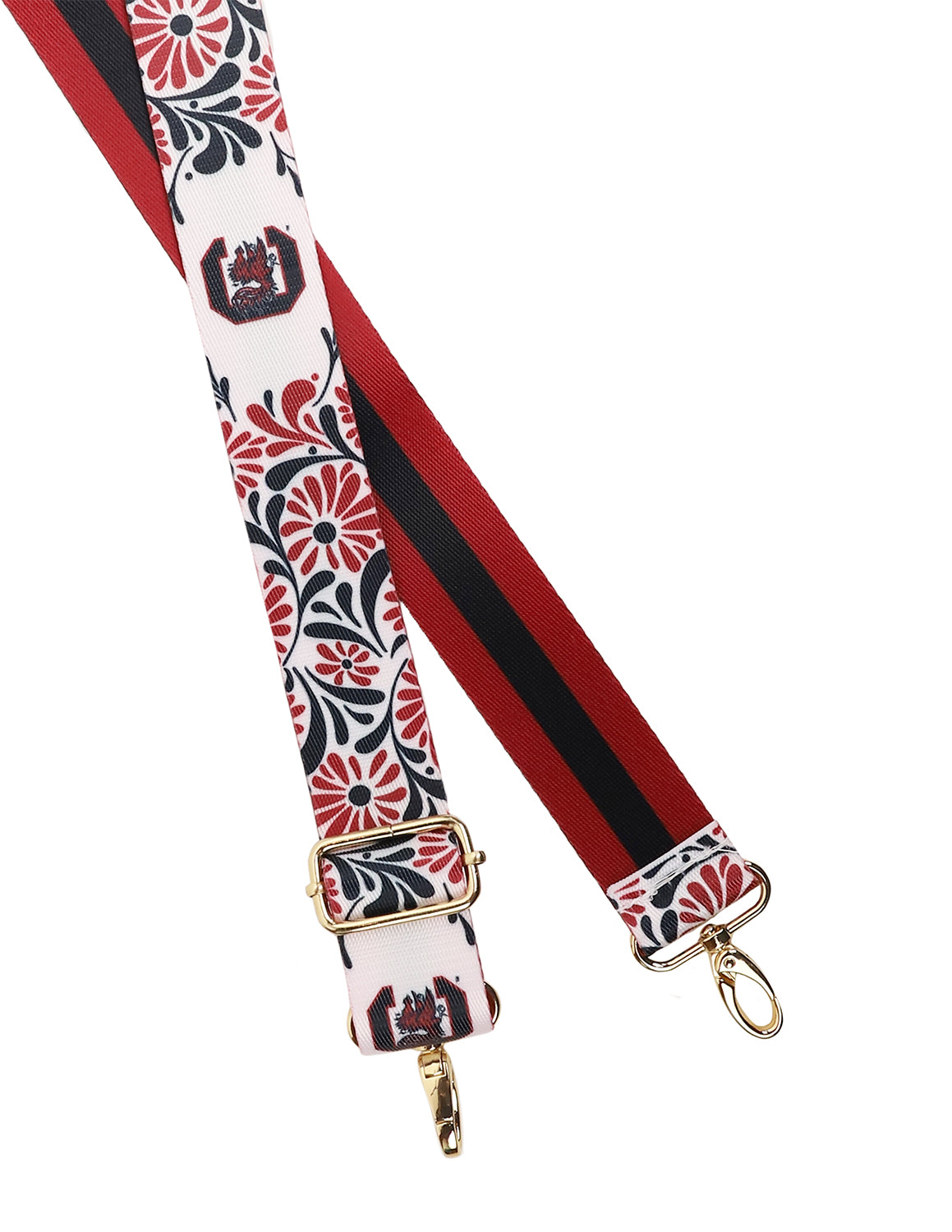 USC Floral Printed Bag Strap