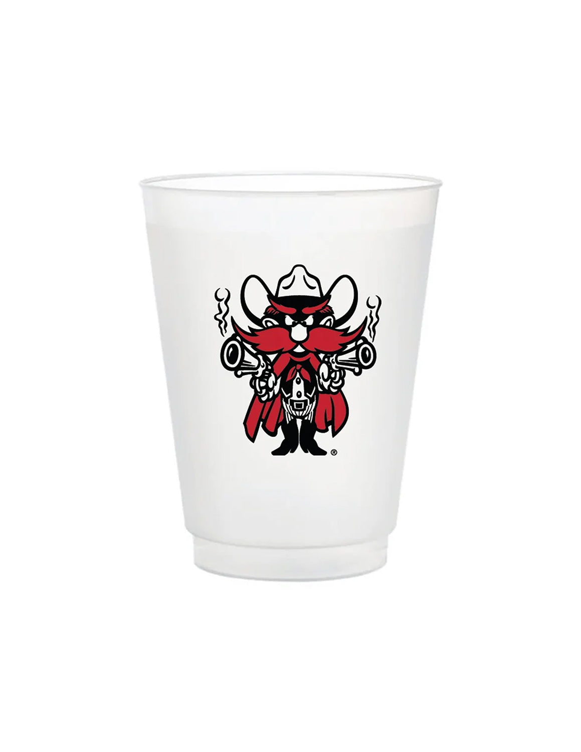TTU Mascot 8-Pack Frosted Flex Cups