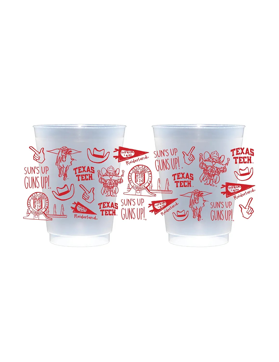 Texas Tech Shatterproof Cups