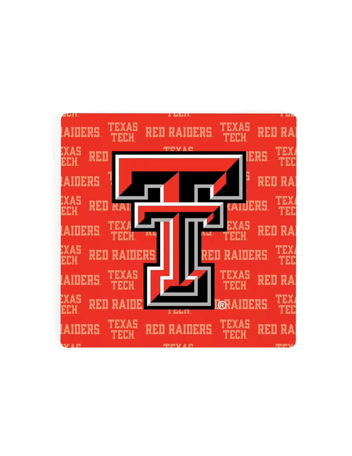 TTU Color Logo Coaster