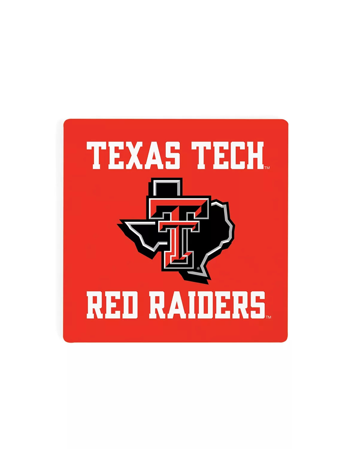 TTU Color Logo Coaster