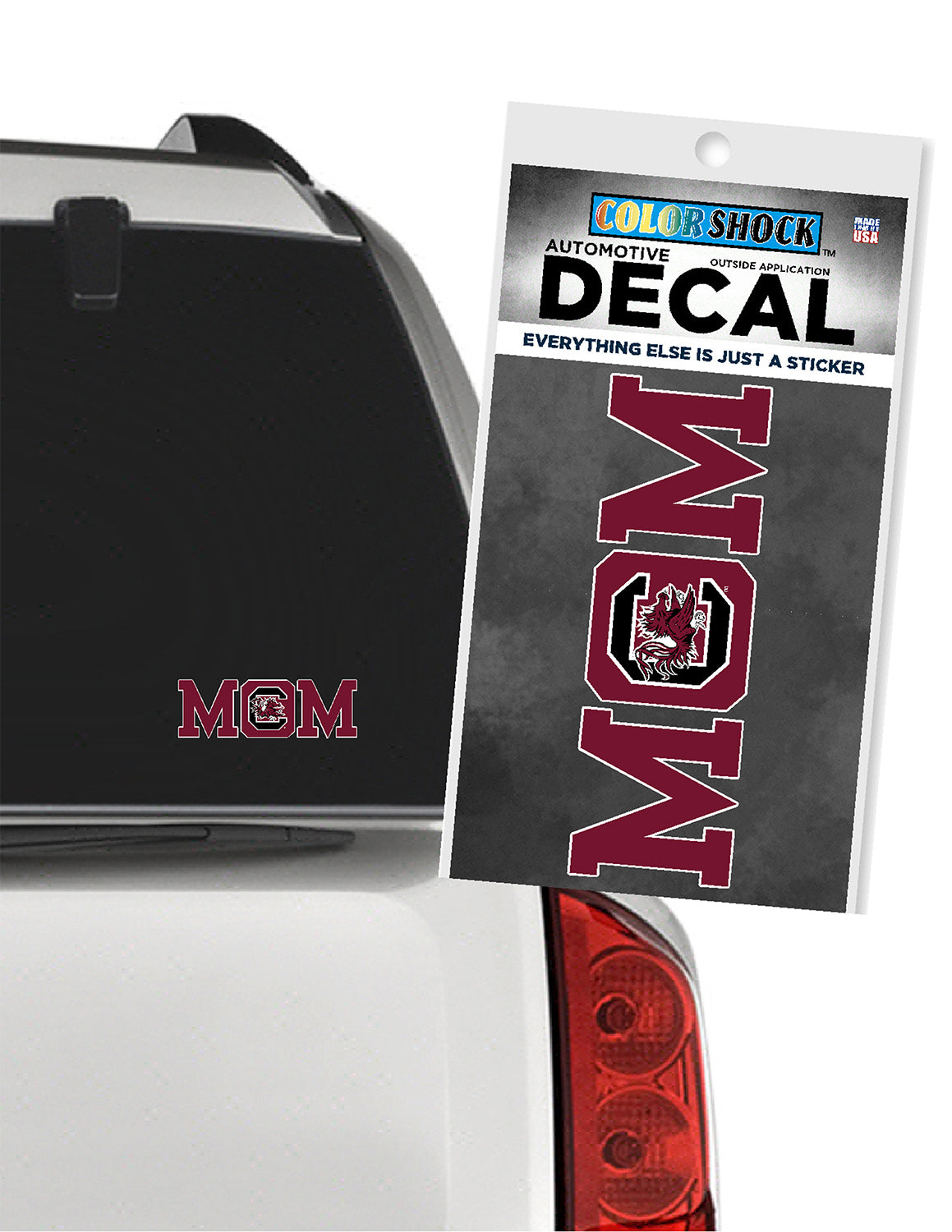 USC Mascot Mom Car Decal