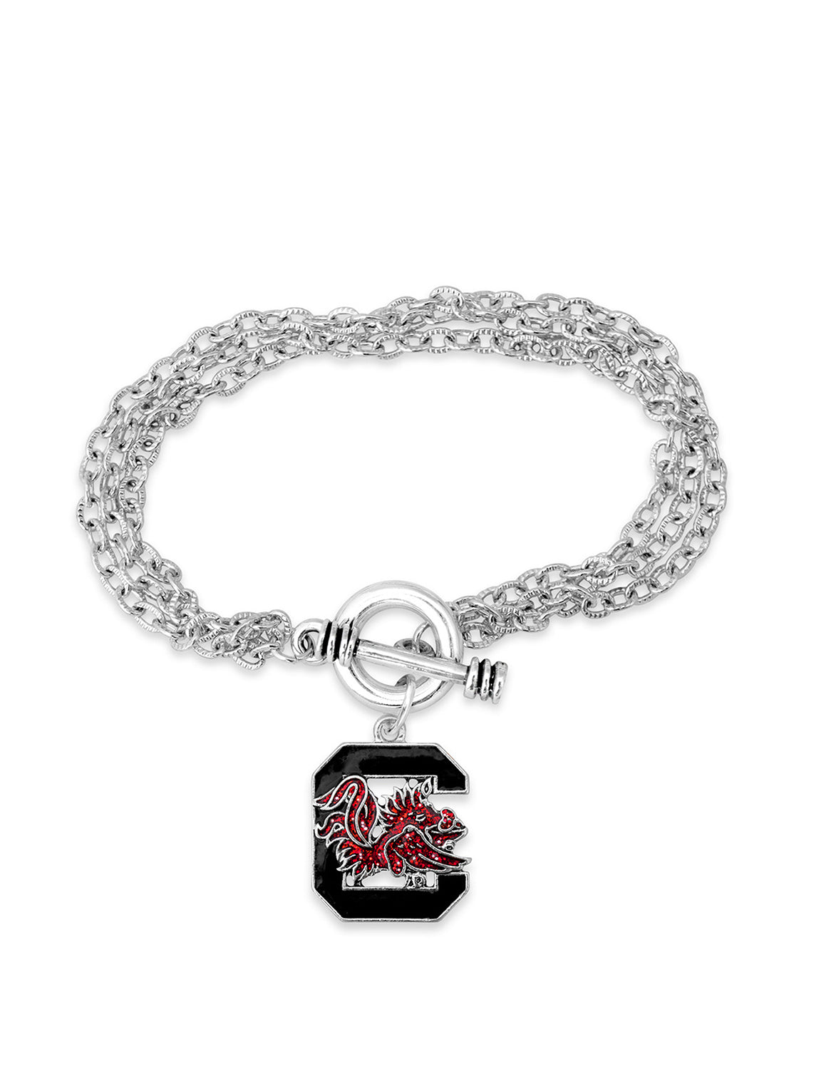 USC Game Day Glitter Toggle Bracelet