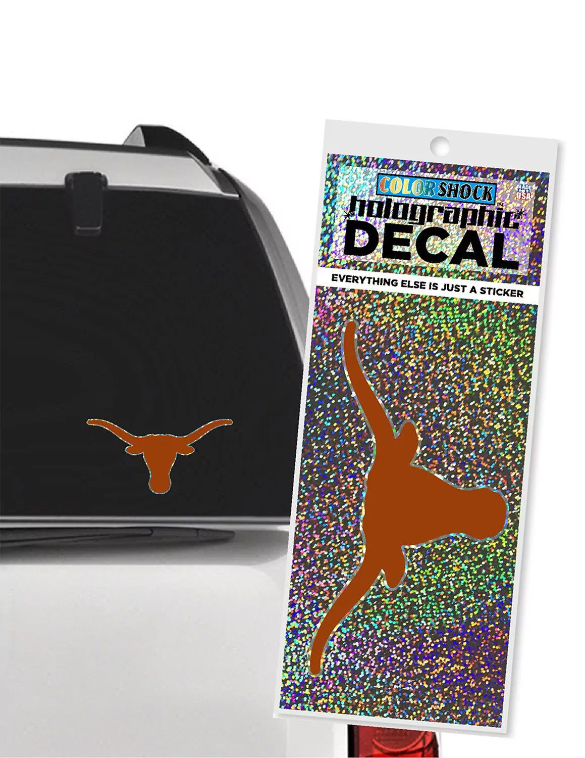 UT Longhorn Holographic Decal