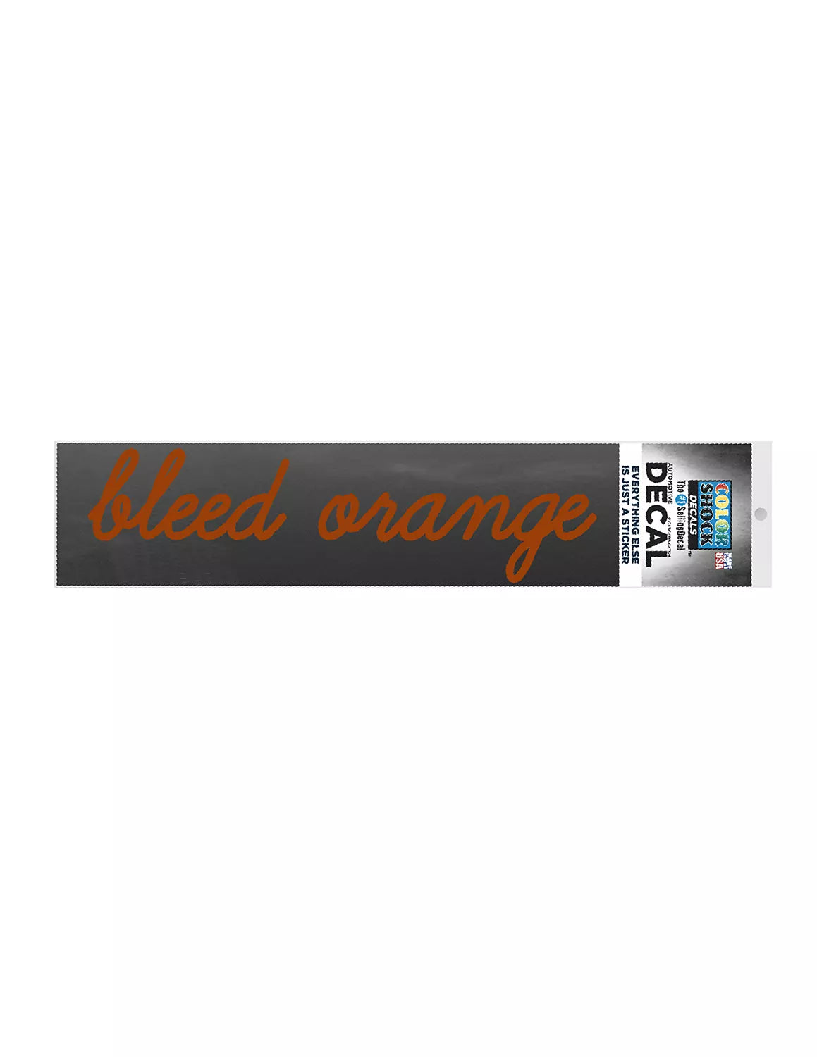 UT Bleed Orange Decal