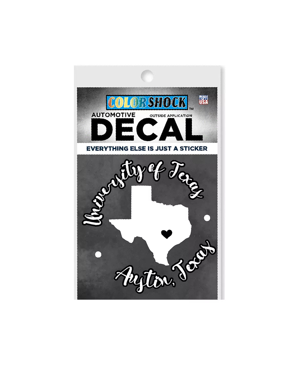 UT Wording State Decal