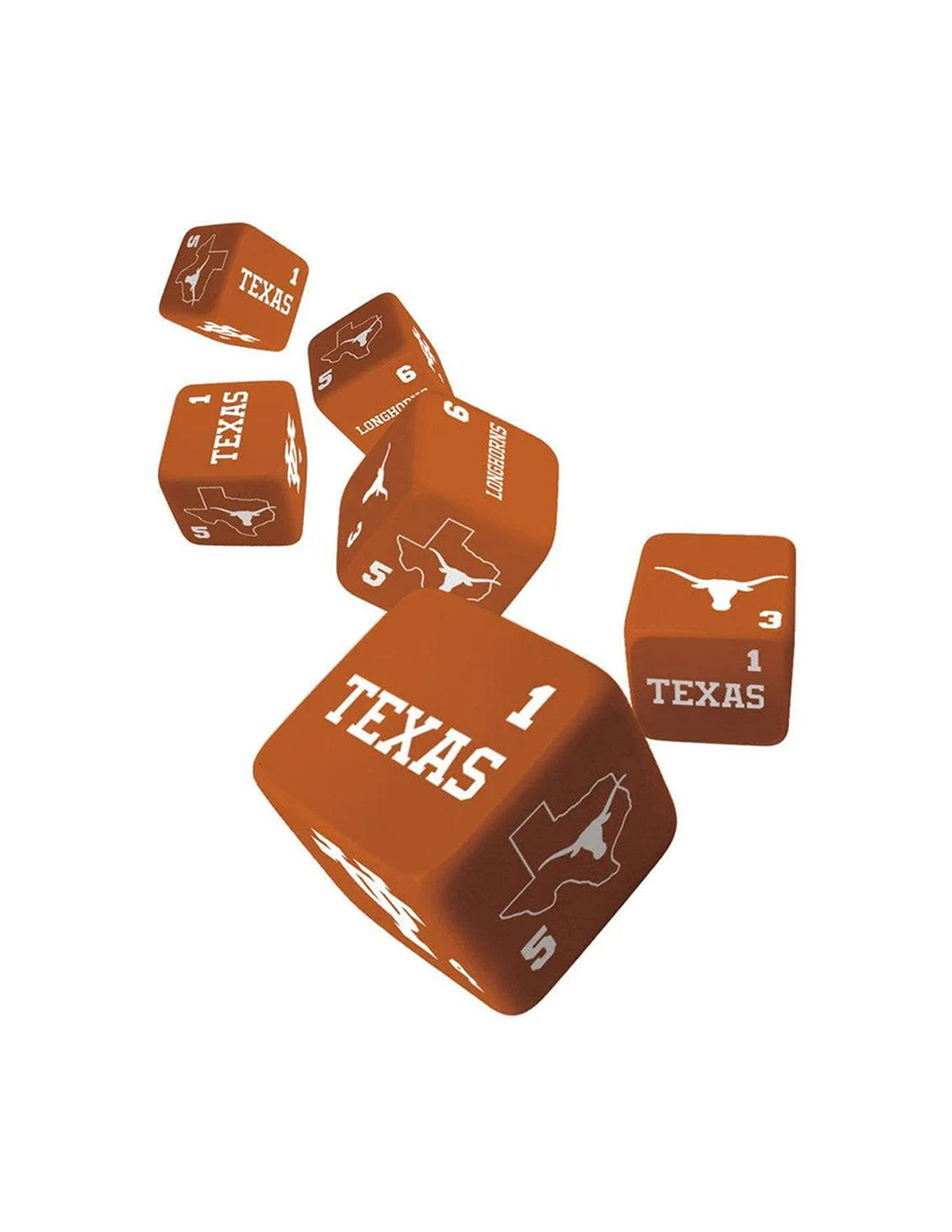 UT Longhorn Dice Set