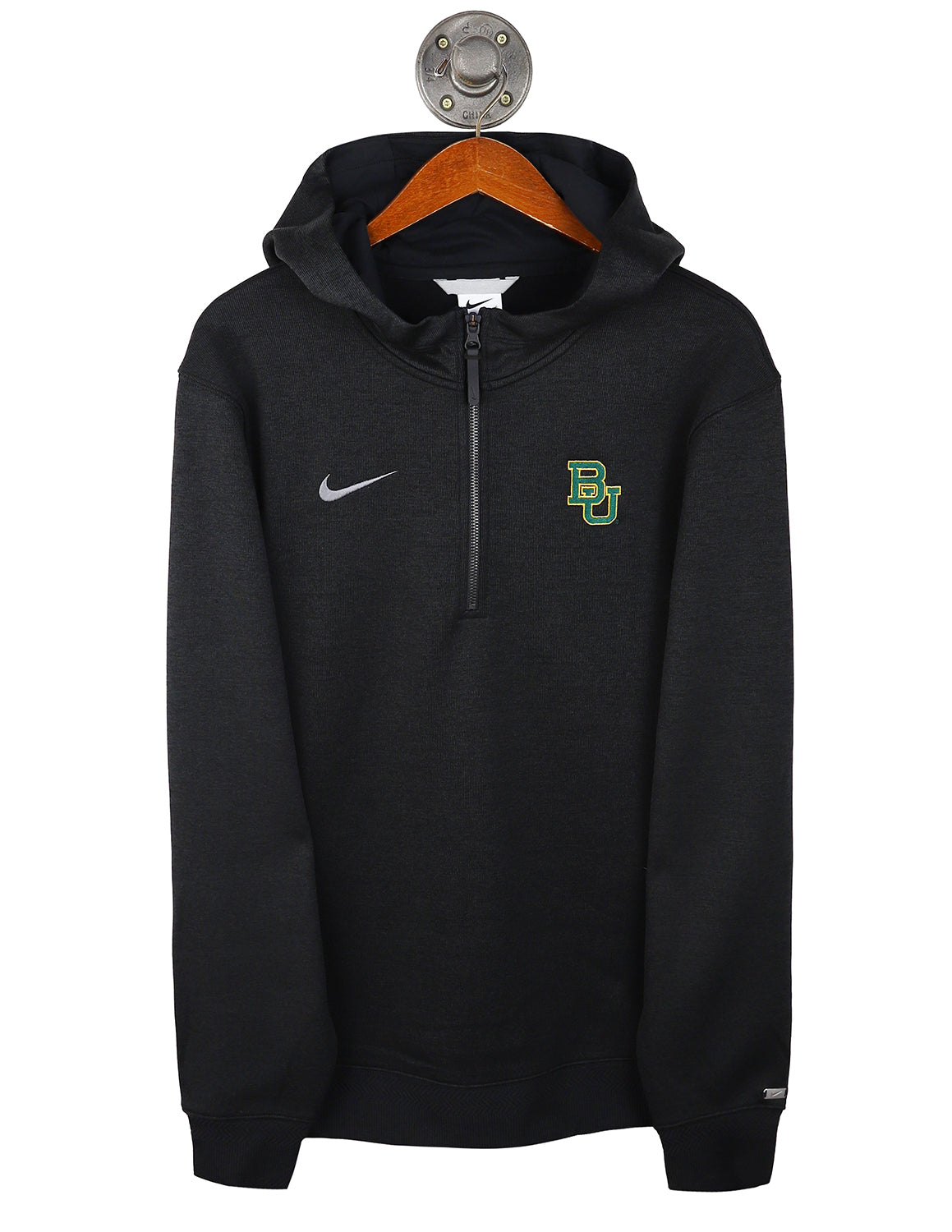 BU Nike Dri-Fit Coaches Half Zip Hoodie