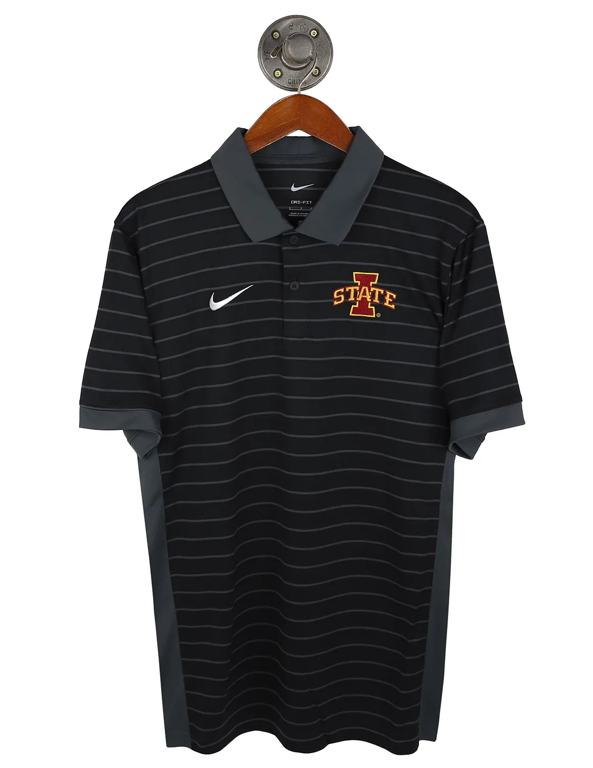 ISU Sideline Victory Stripe Polo