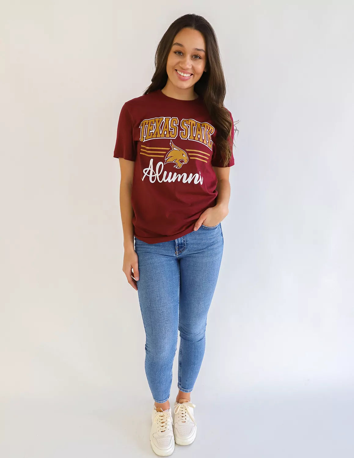 TXST ALM Alumni Scripted Short Sleeve