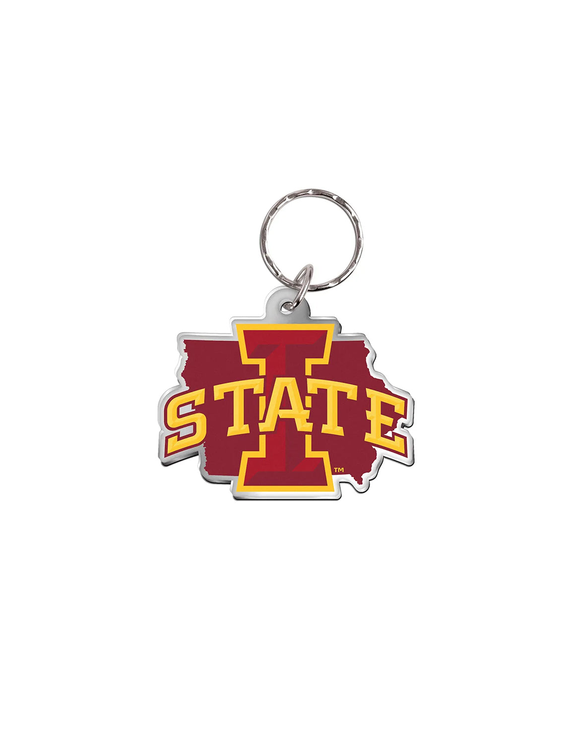 ISU Freeform Keychain