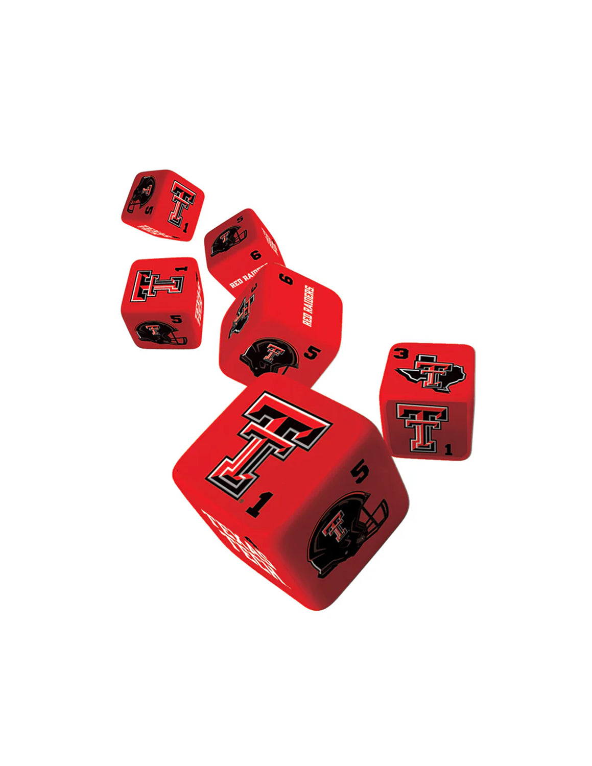 Texas Tech Red Raiders Dice Set