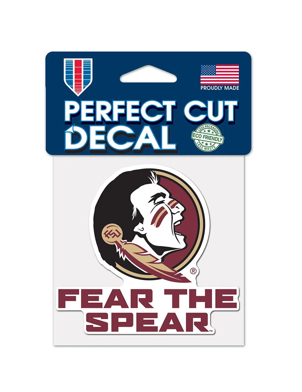 FSU Slogan Perfect Cut Decal