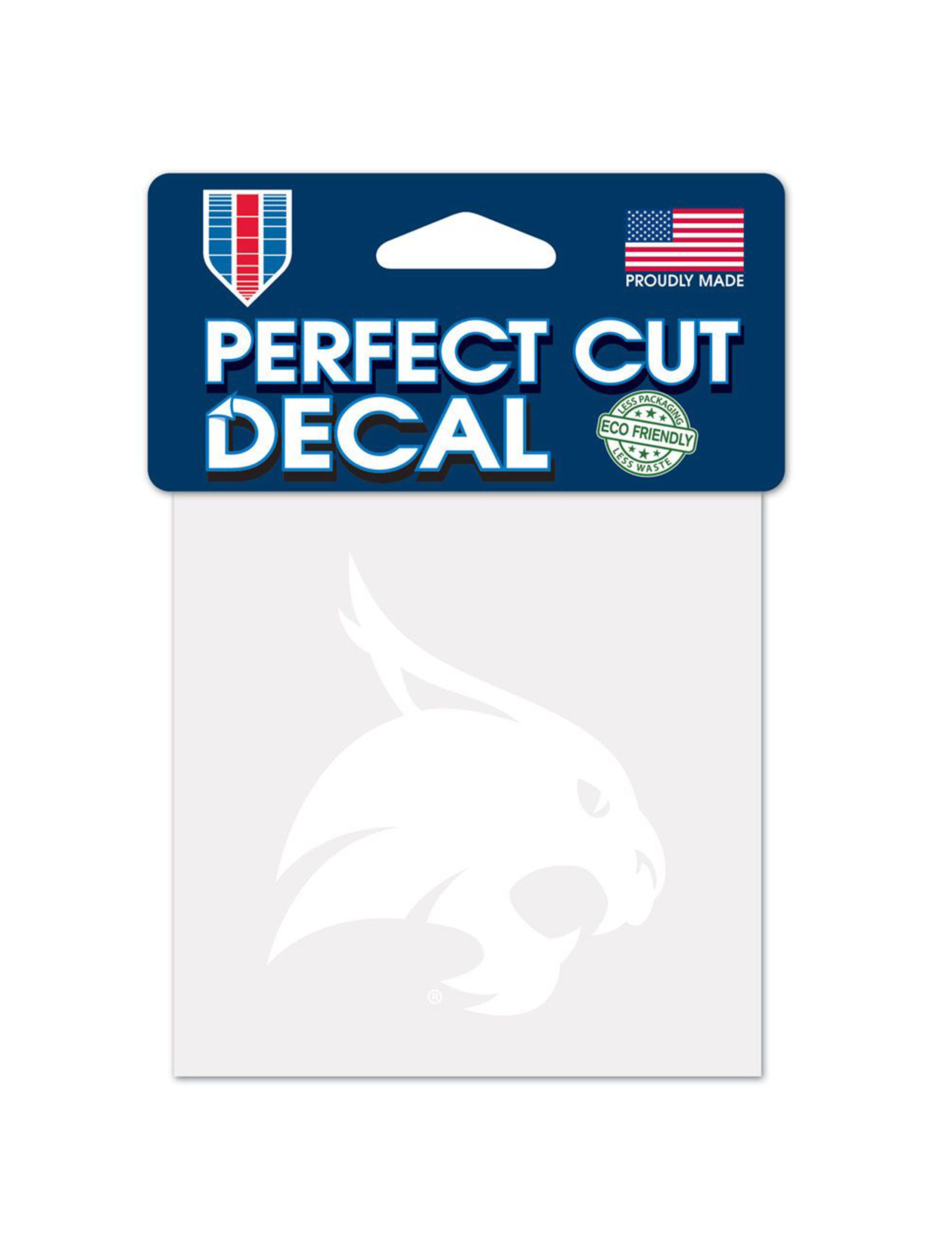 TXST Bobcats White Decal
