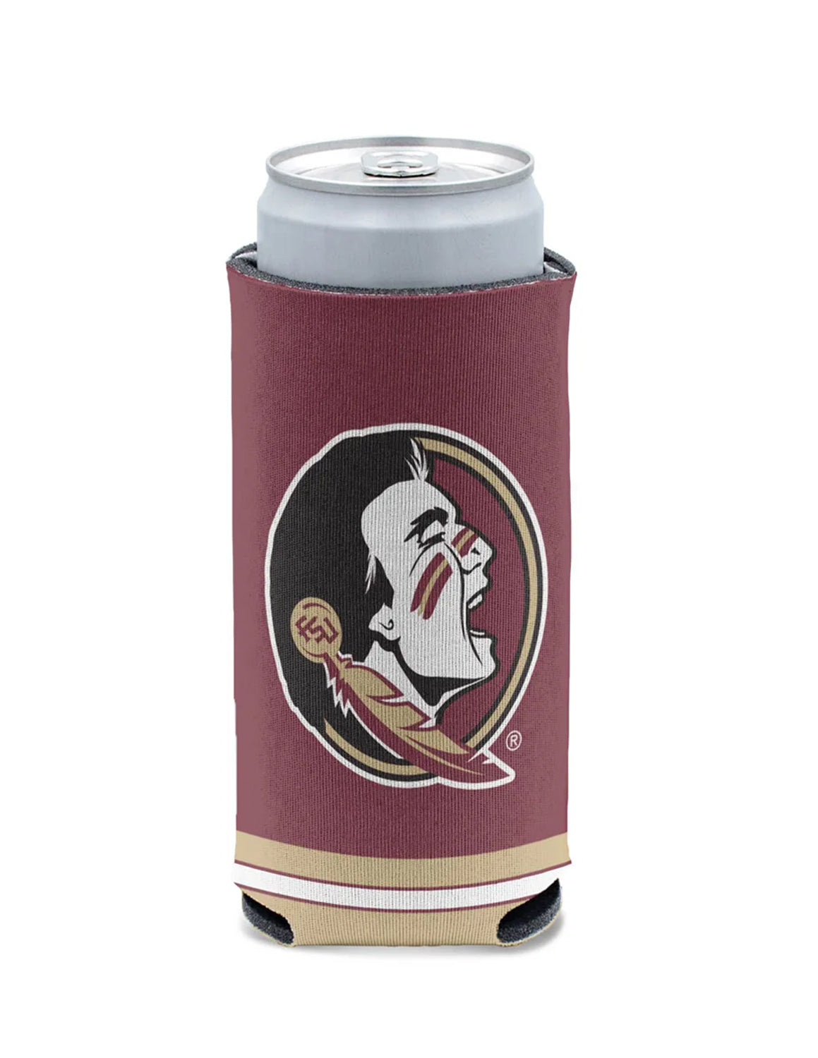 FSU Seminoles Slim Can Cooler
